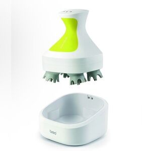 Breo Scalp Massager in White and Green: New in Box